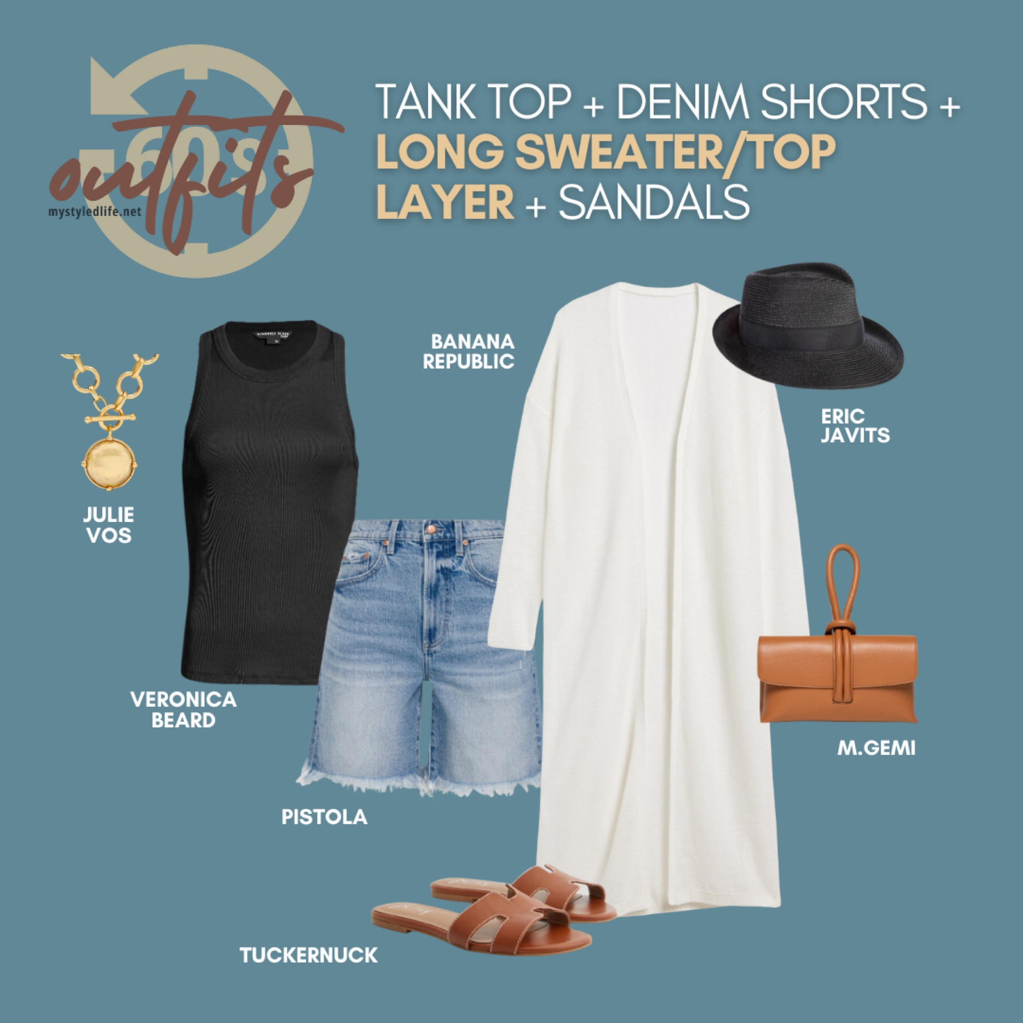 Throw on your favorite tank top and denim shorts, then put on a long light layer over the top. It’s a perfect transition outfit!

#shorts

#LTKOver40 #LTKStyleTip