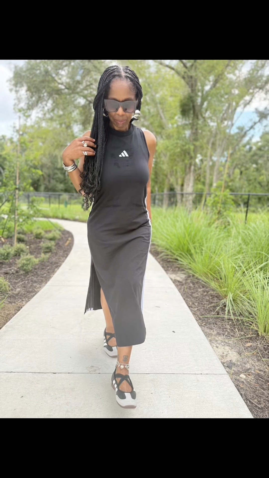 Weekend casual done right. 🤍 This Adidas dress is one of those easy pieces I reach for when I want to feel comfortable without sacrificing style.

📏 For reference:
• Height: 5’4”
• Wearing: Medium dress
• Sneakers: Size 9

Shop this look on my LTK! 🤍

#LTK #LTKStyle #LTKFinds #LTKFashion #LTKOver50

#LTKootd #LTKOver40 #LTKSeasonal
