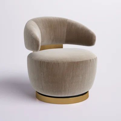 Upholstered Swivel Barrel Chair | Wayfair North America