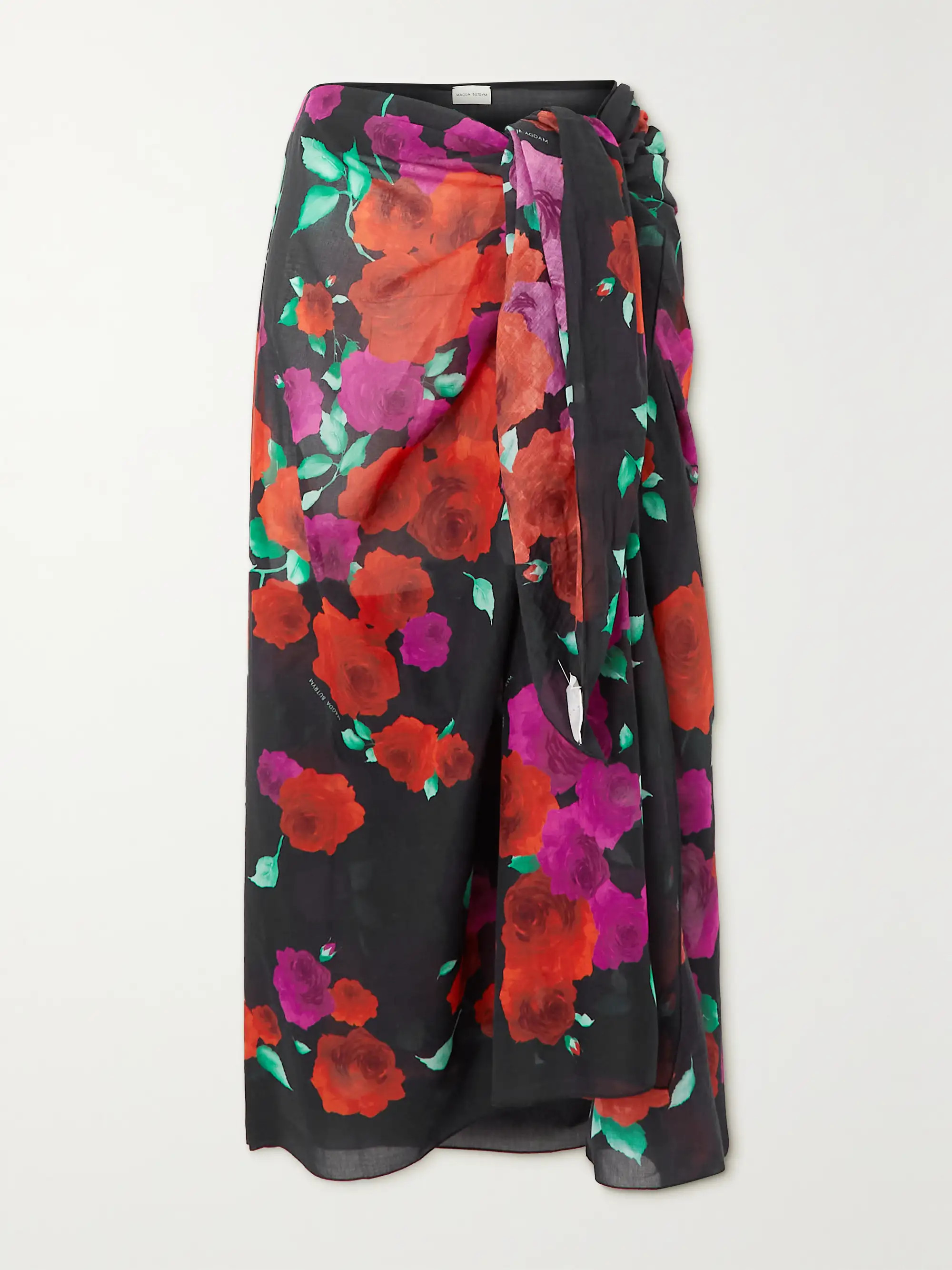 Floral-print cotton-voile pareo | NET-A-PORTER (UK & EU)