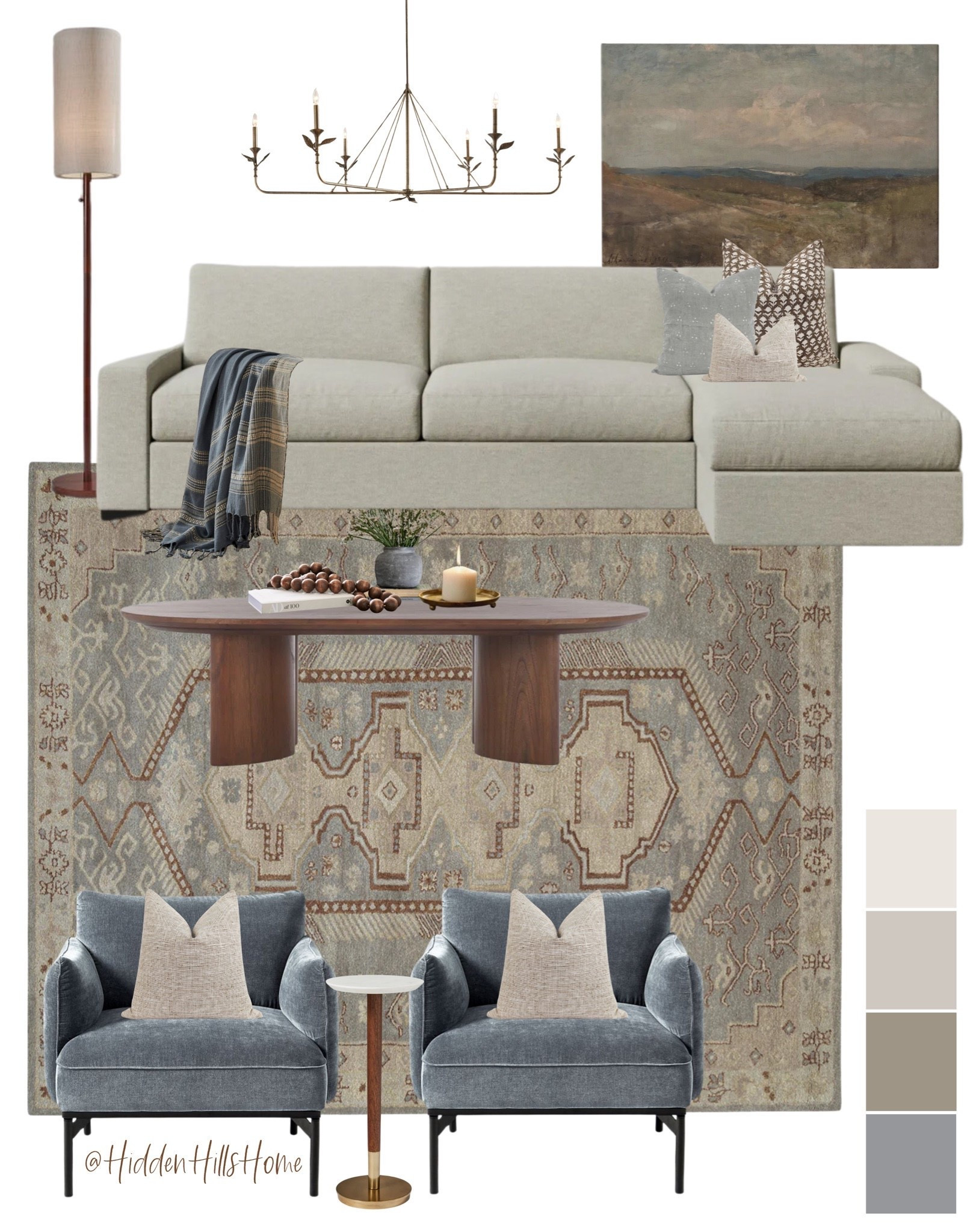 Living room decor, living room mood board, living room design, sectional sofa, home decor ideas, living room rug, coffee table #livingroom

#LTKHome #LTKSaleAlert #LTKSeasonal