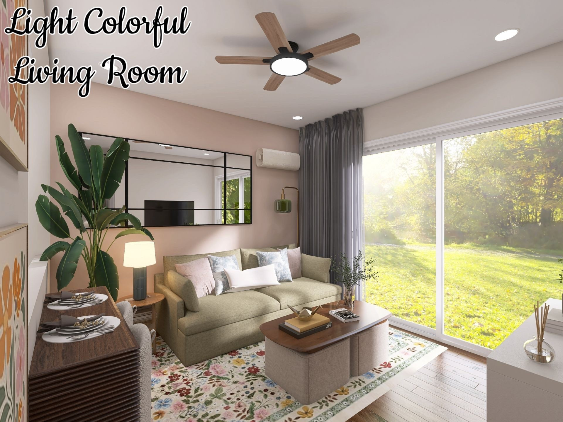 Designed by Olivia
Light Colorful Living Room 

#LTKSeasonal #LTKHome #LTKmomlife