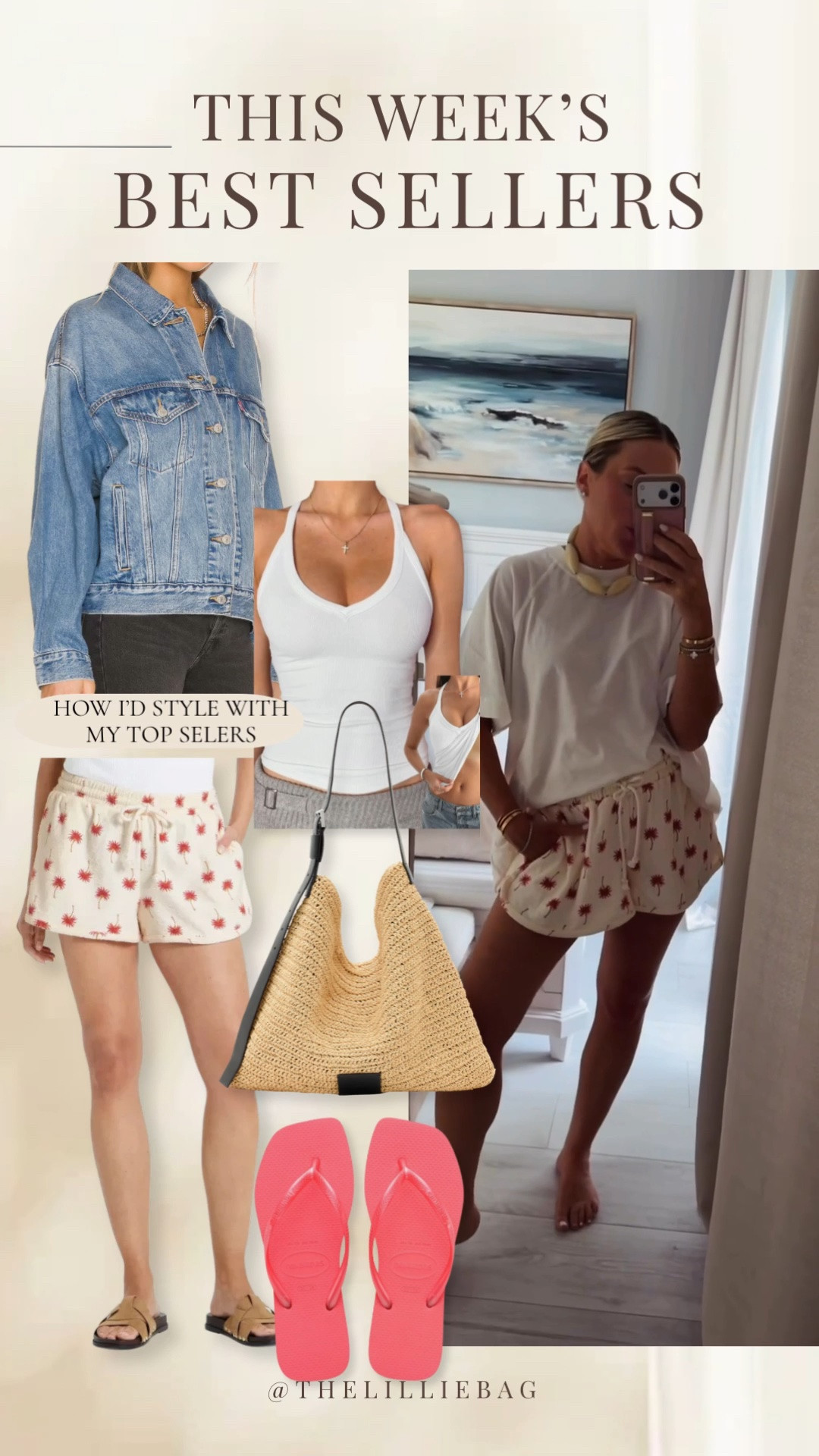 How id style these target best seller shorts with other top sellers!These Target shorts are a must grab! So cute & cozy!✨

Shorts. Denim jacket. Summer outfit.

#LTKgrwm #LTKootd