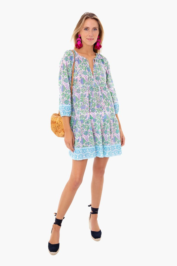 Violet And Stem Green Padra Priya Dress | Tuckernuck (US)