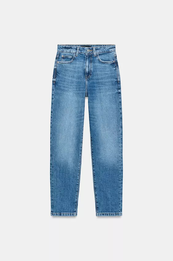 Z.01 MOM FIT HIGH WAIST JEANS | Zara Canada