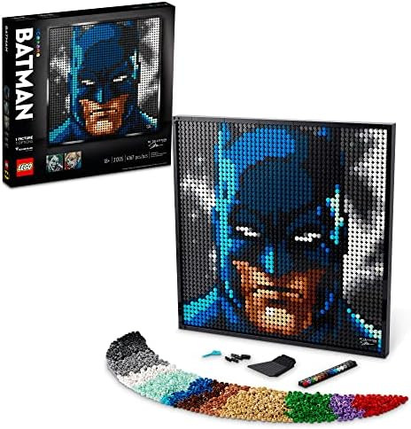 LEGO Art Jim Lee Batman Collection 31205 Wall Décor Building Set for Adults (4,167 Pieces) | Amazon (US)