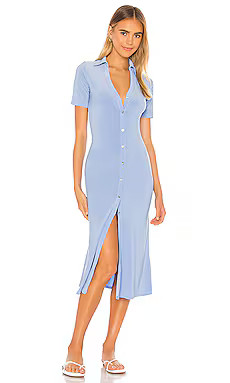 Song of Style Francine Midi Dress in Cornflower Blue from Revolve.com | Revolve Clothing (Global)