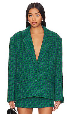 Lovers and Friends x Rachel Hadley Blazer in Blue & Green from Revolve.com | Revolve Clothing (Global)
