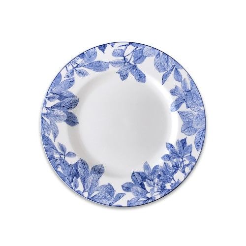 Caskata Arbor Rimmed Salad Plate, Blue, Non-Monogrammed | Williams-Sonoma