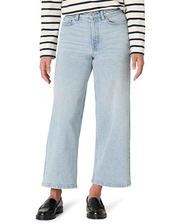 Amazon Essentials Women's High-Rise Wide Leg Crop Jeans | Amazon (US)