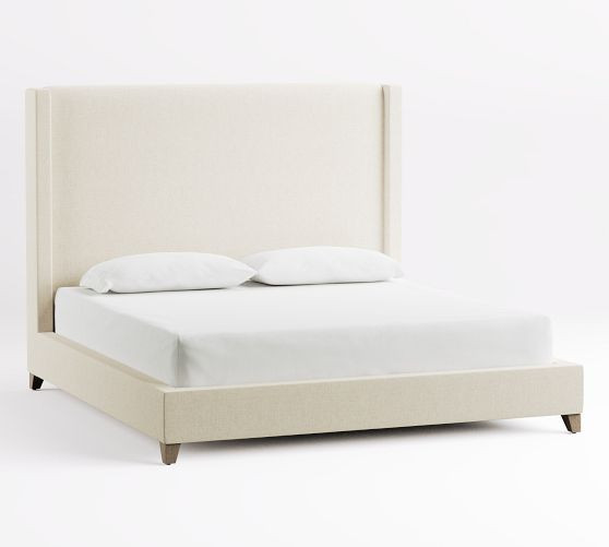 Harper Non-Tufted Upholstered Bed | Pottery Barn (US)