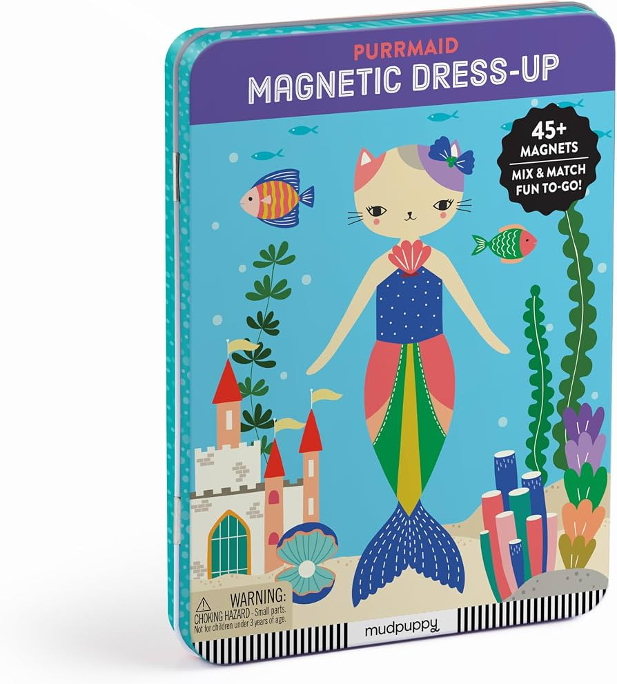 Mudpuppy Purrmaid Magnetic Dress-up Small | Amazon (US)
