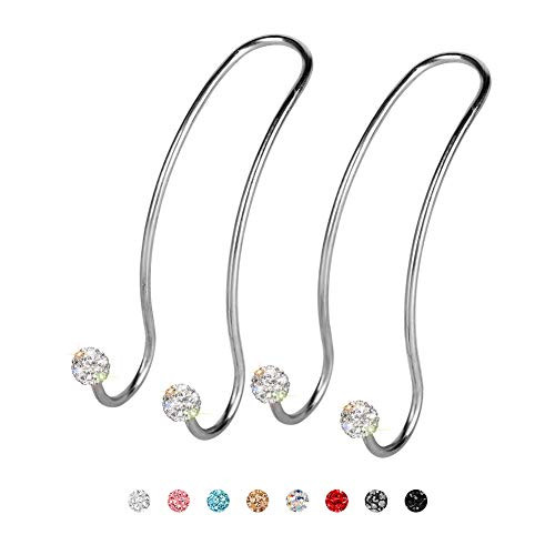 SAVORI Auto Hooks Bling Car Hangers Organizer Seat Headrest Hooks Strong and Durable Backseat Han... | Amazon (US)