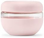 W&P Porter Seal Tight Glass Lunch Bowl Container w/ Lid | Blush 16 Ounces | Leak & Spill Proof, S... | Amazon (US)