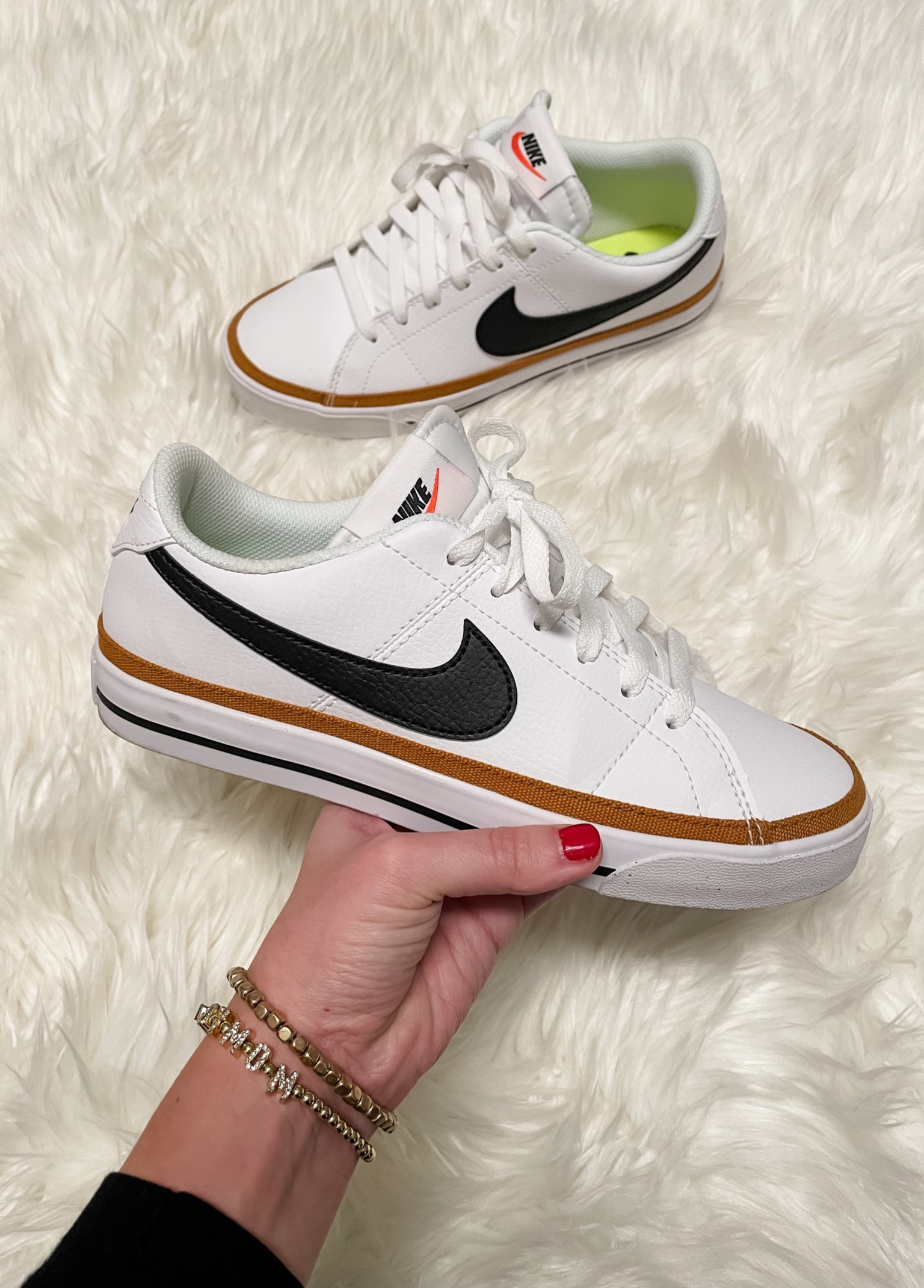 Nike court legacy, recommend sizing up 1/2 a size. Very comfy! 

Nike shoes

#LTKshoecrush #LTKfitness #LTKfindsunder100