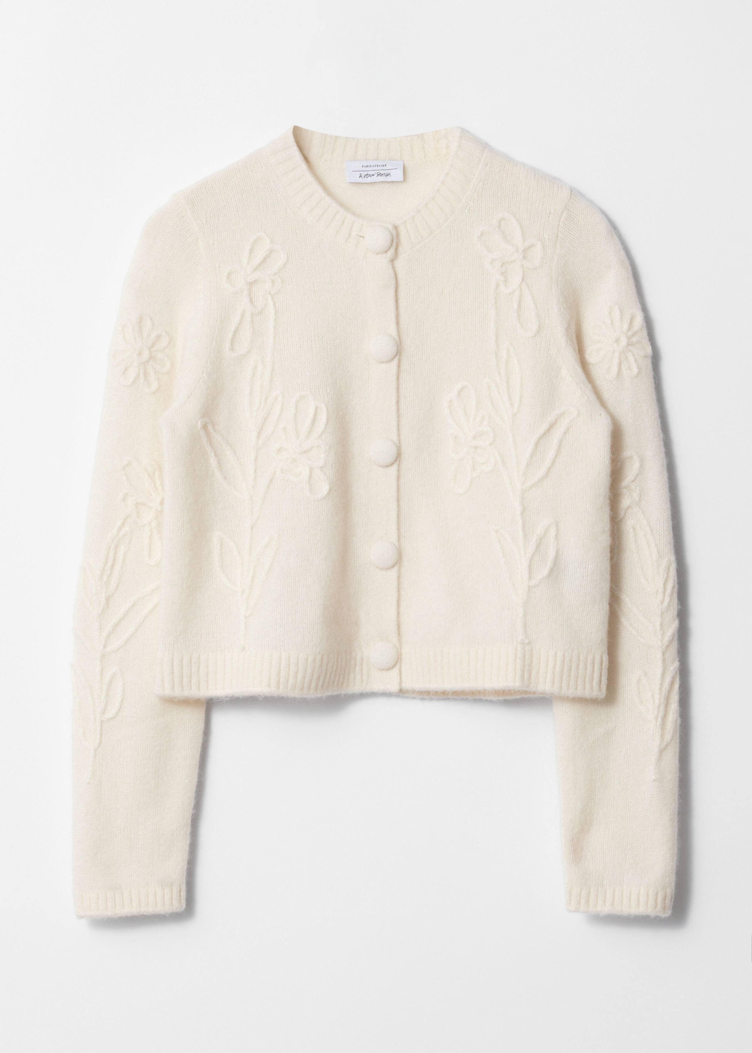 Floral-Appliqué Knit Cardigan | & Other Stories UK