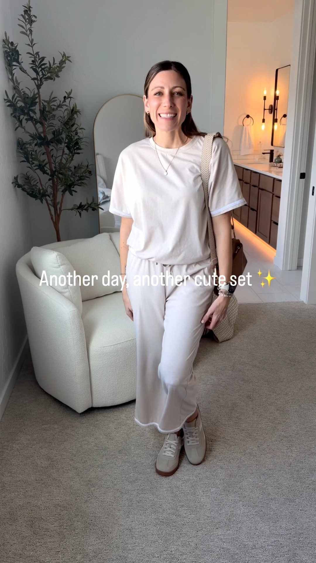 This set = effortless summer outfit 🤍

Buttery soft + lightweight with the best relaxed fit—perfect for travel days, errands, or just everyday mom life. I love how easy it is to dress up or keep casual 🙌🏼

✔️ Wearing size medium (beige)
✔️ Comes in multiple colors
✔️ Elastic drawstring + pockets

Linked it because you’ll want more than one color 😅

#LTKmomlife #LTKgrwm #LTKTravel