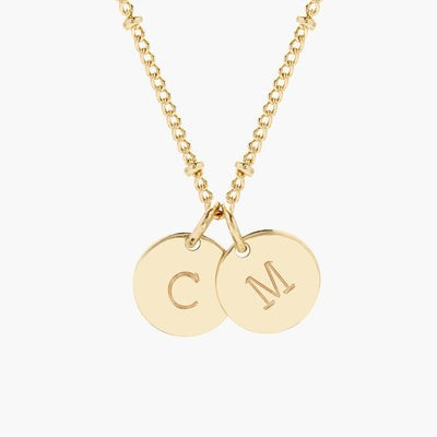 Madeline Two Initial Pendant | Brook and York