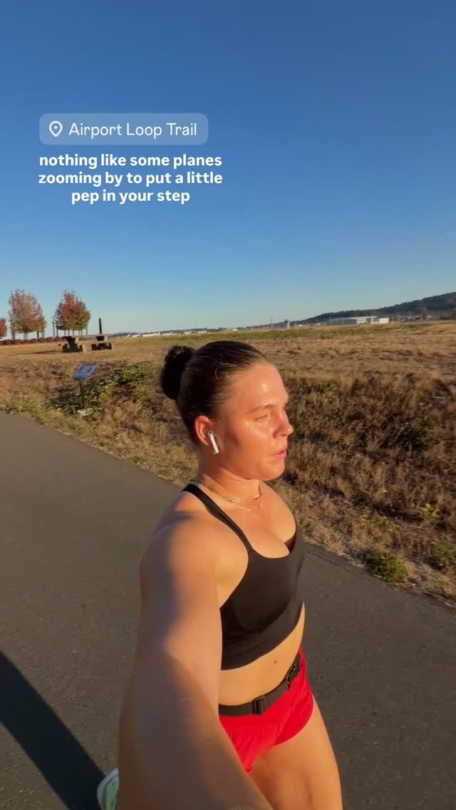 nothing like some planes zooming by to put a little pep in your step
