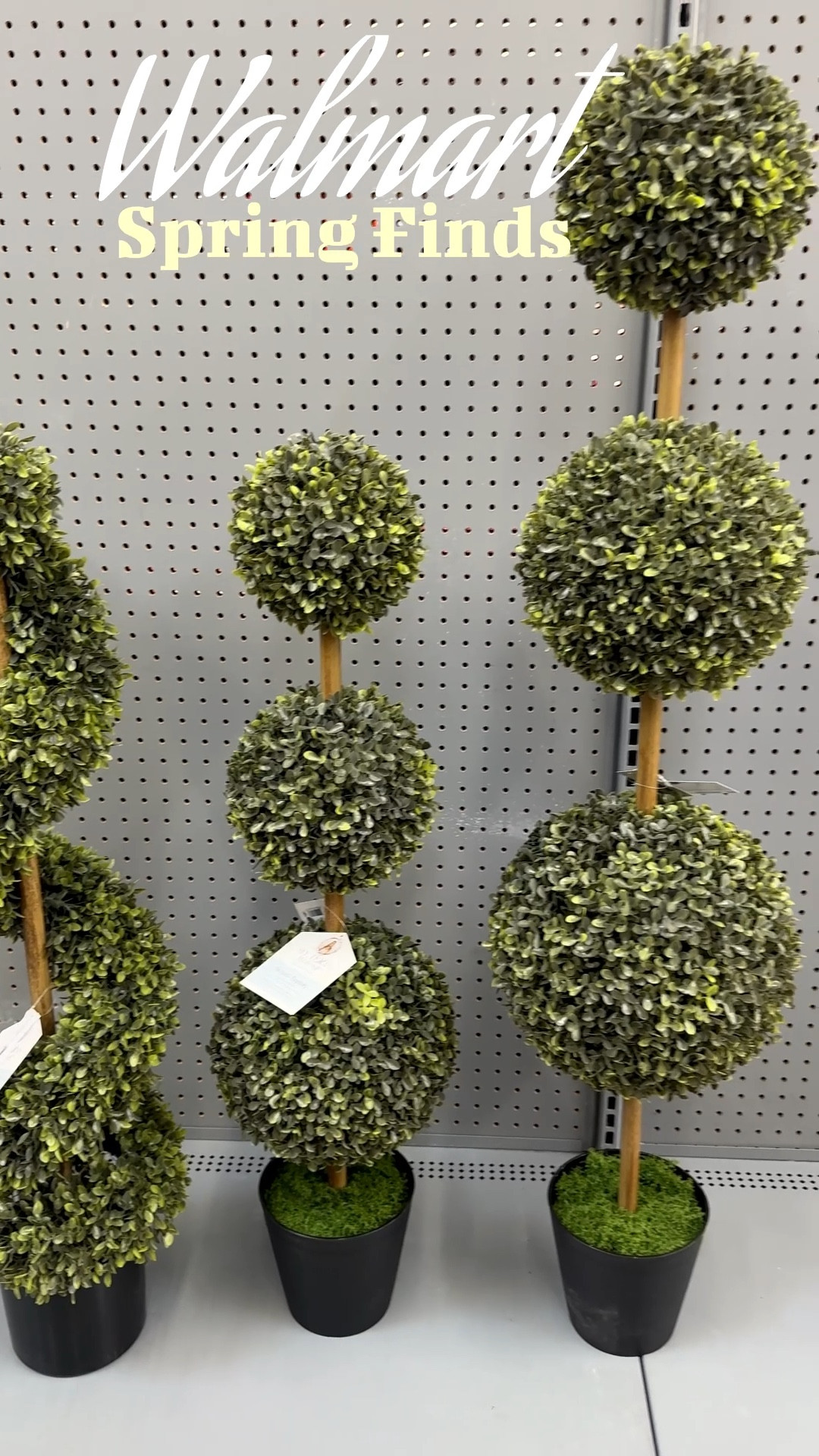 Affordable Topiaries from Walmart perfect for your front  door. #springdecor 

#LTKSeasonal #LTKHome