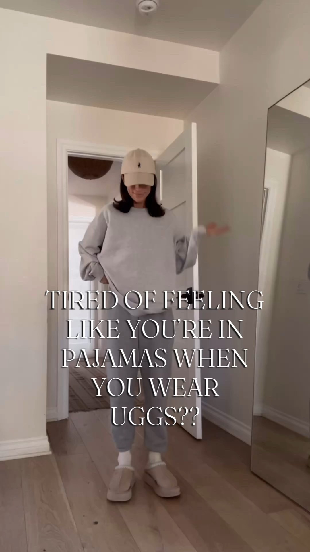 Giving my favorite pair of Uggs a little glow up 
The key is a wider leg or a straight leg with a sock. 

#LTKOver40 #LTKStyleTip #LTKPetite