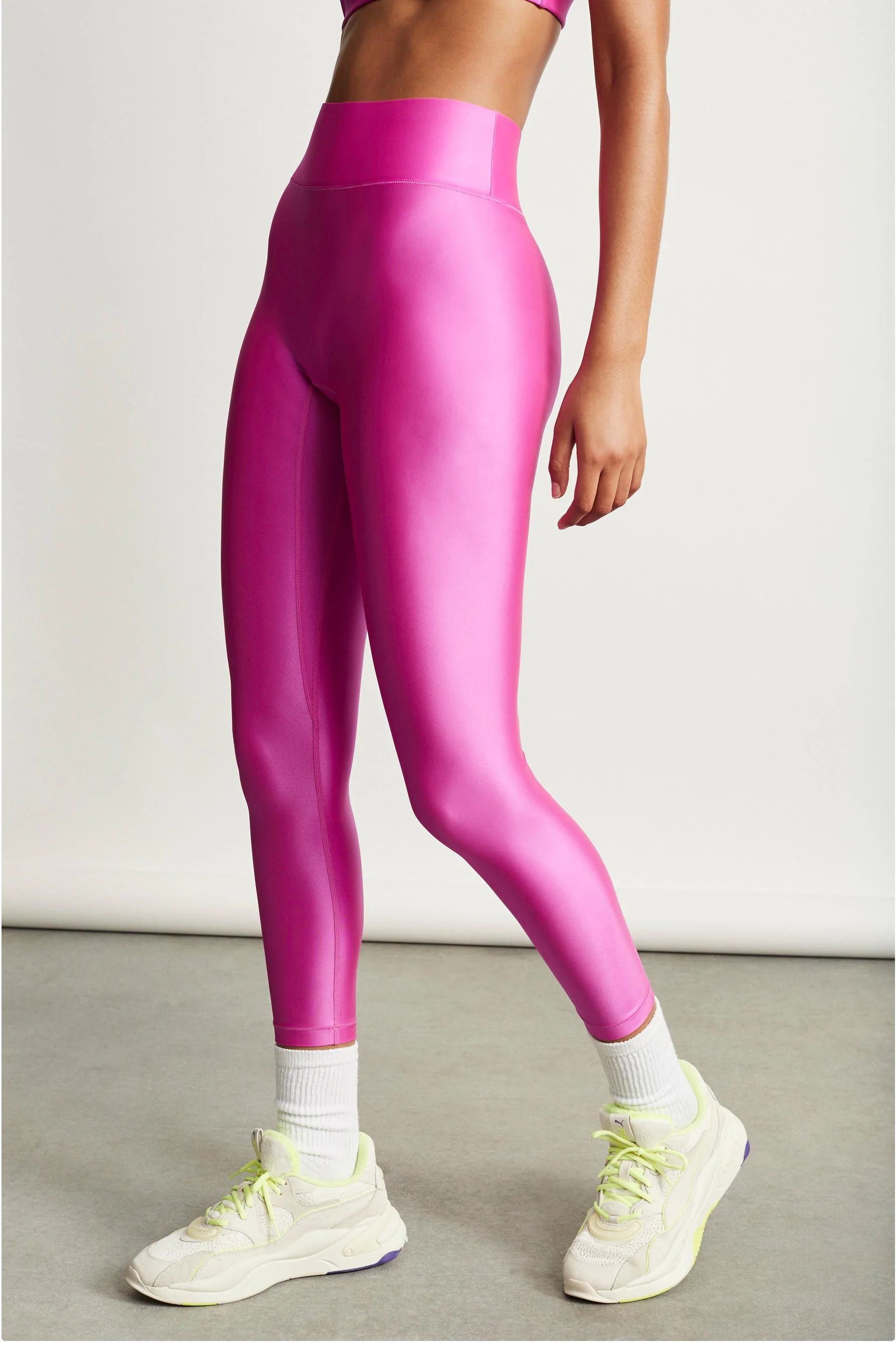 All Access Center Stage Leggings in Electric Pink Bandier | Bandier