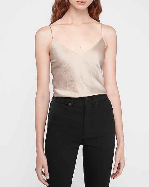 Textured Satin Cami | Express