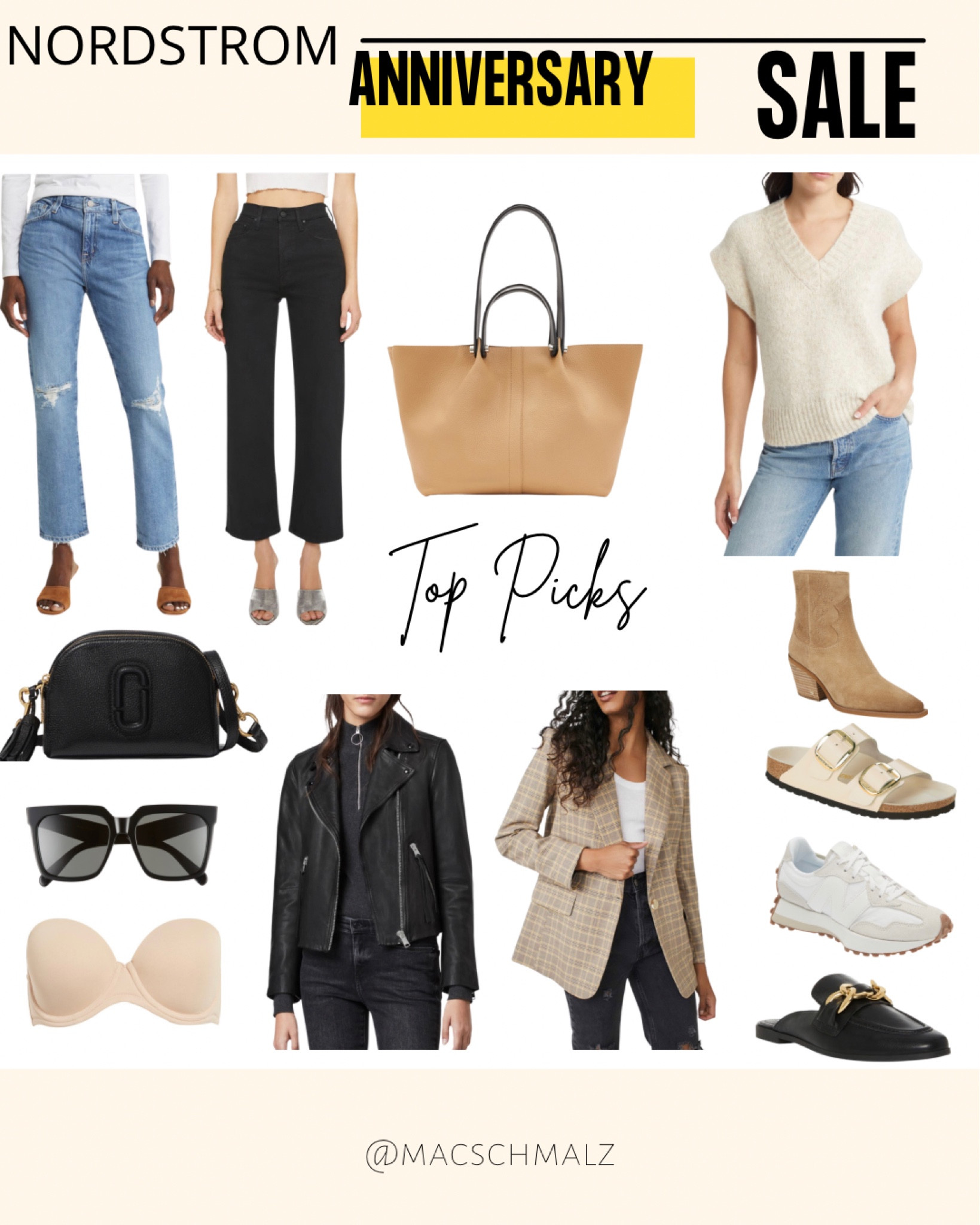 My Top Picks for the 2023 Nordstrom Anniversary Sale!

Nsale outfit guide, fall outfit ideas, fall fashion, booties, blazer, designer bags, designer sunglasses, denim, black jeans, straight leg jeans, tote bag, leather jacket, best strapless bra

#LTKstyletip #LTKxNSale #LTKsalealert