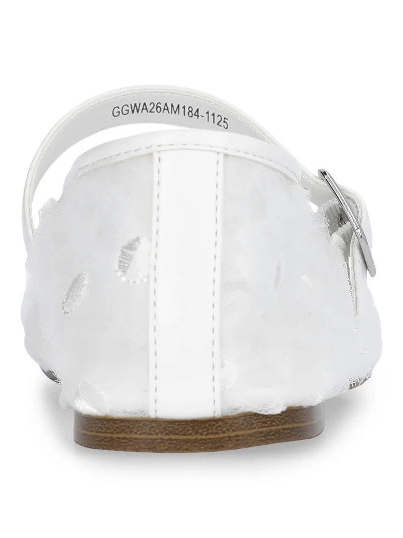 Weekend Academy Girls Tulle Ballet Flats | Walmart (US)