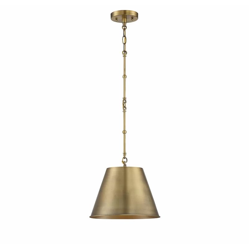 Nadeau 1-Light Single Cone Pendant | Wayfair North America