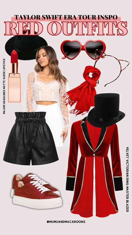 Taylor Swift Era Tour Outfit Inspo (red)