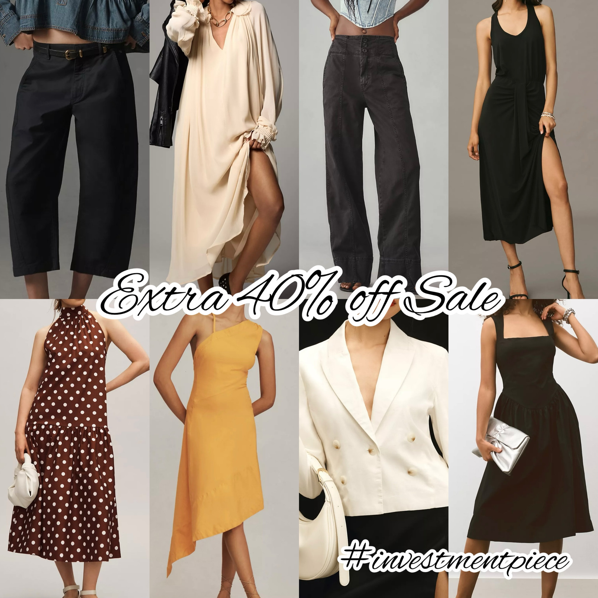 From must have barrels and flares to crop jackets and classic dresses, get an extra 40% off sale @anthropologie #investmentpiece 

#LTKSaleAlert #LTKFindsUnder100 #LTKStyleTip