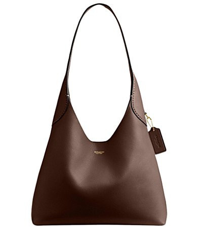 COACH Brooklyn 28 Slouchy Shoulder Bag - Maple | Dillard's