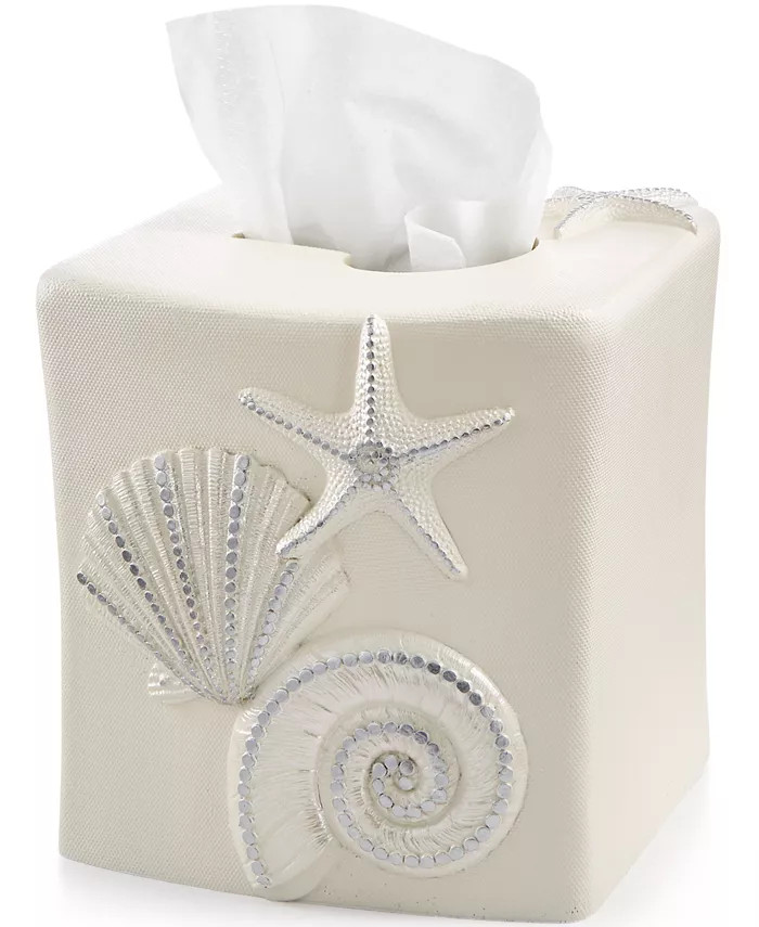 Avanti Bath, Sequin Shells Tissue Cover & Reviews - Bathroom Accessories - Bed & Bath - Macy's | Macys (US)