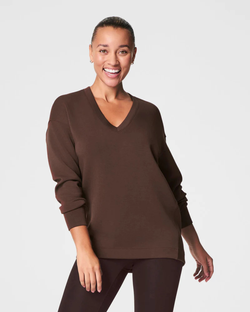 Brushed V-Neck Tunic | Spanx