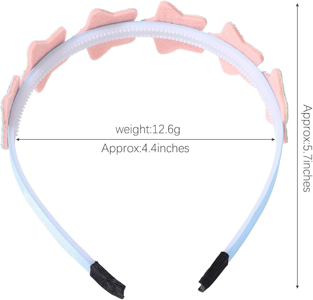 Ooosonlu Toddler Headband with bow little girl headbands glitter headband for girls headband for ... | Amazon (US)