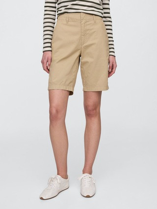 9" Downtown Khaki Bermuda Shorts | Gap Factory