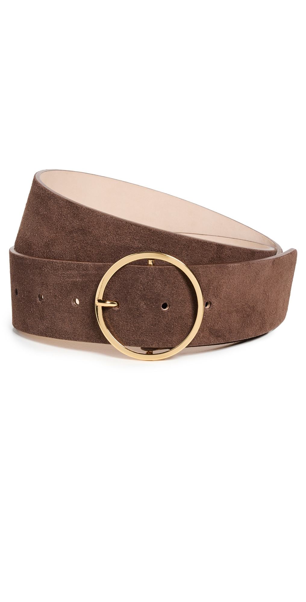 B-Low The Belt Molly Suede Belt Chocolate Gold S | Shopbop