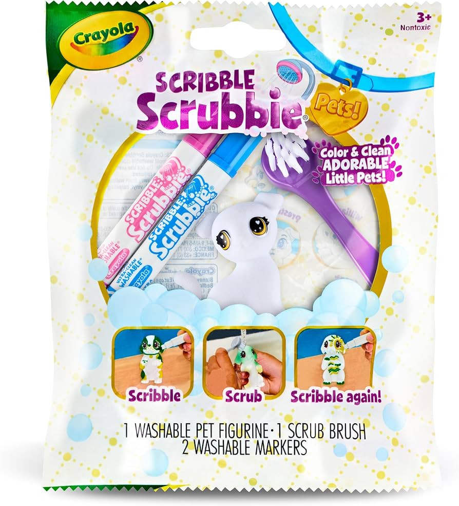 Crayola Scribble Scrubbie Pet, 1 Ct Expansion Pack, Animal Toy, Gifts for Kids Ages 3, 4, 5, 6 | Amazon (US)