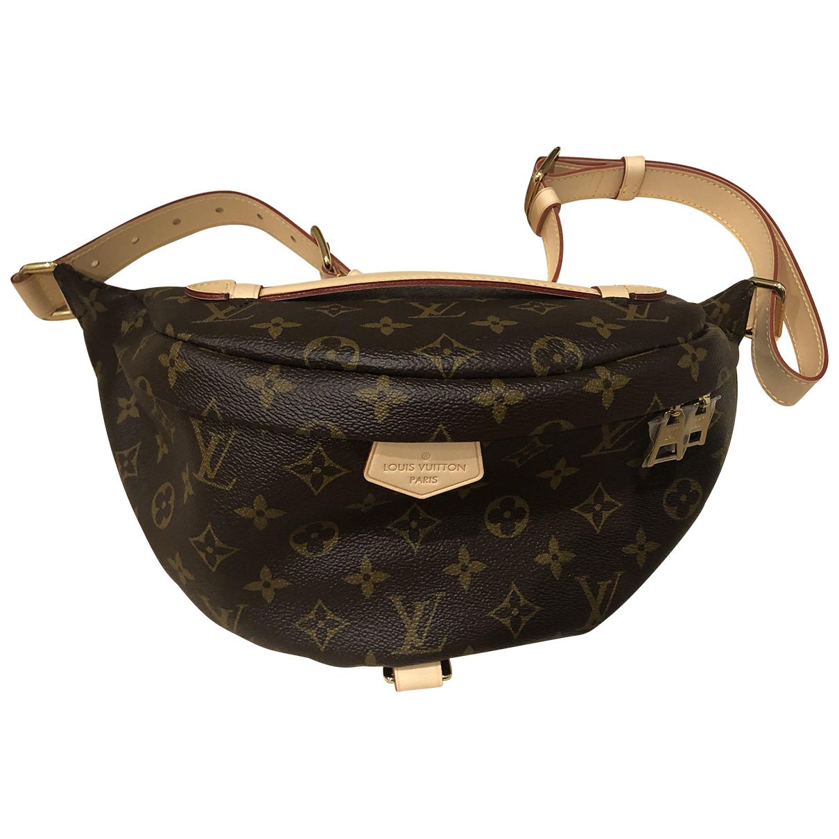 Louis Vuitton Bum Bag / Sac Ceinture Brown Cloth Clutch bags | Vestiaire Collective (Global)