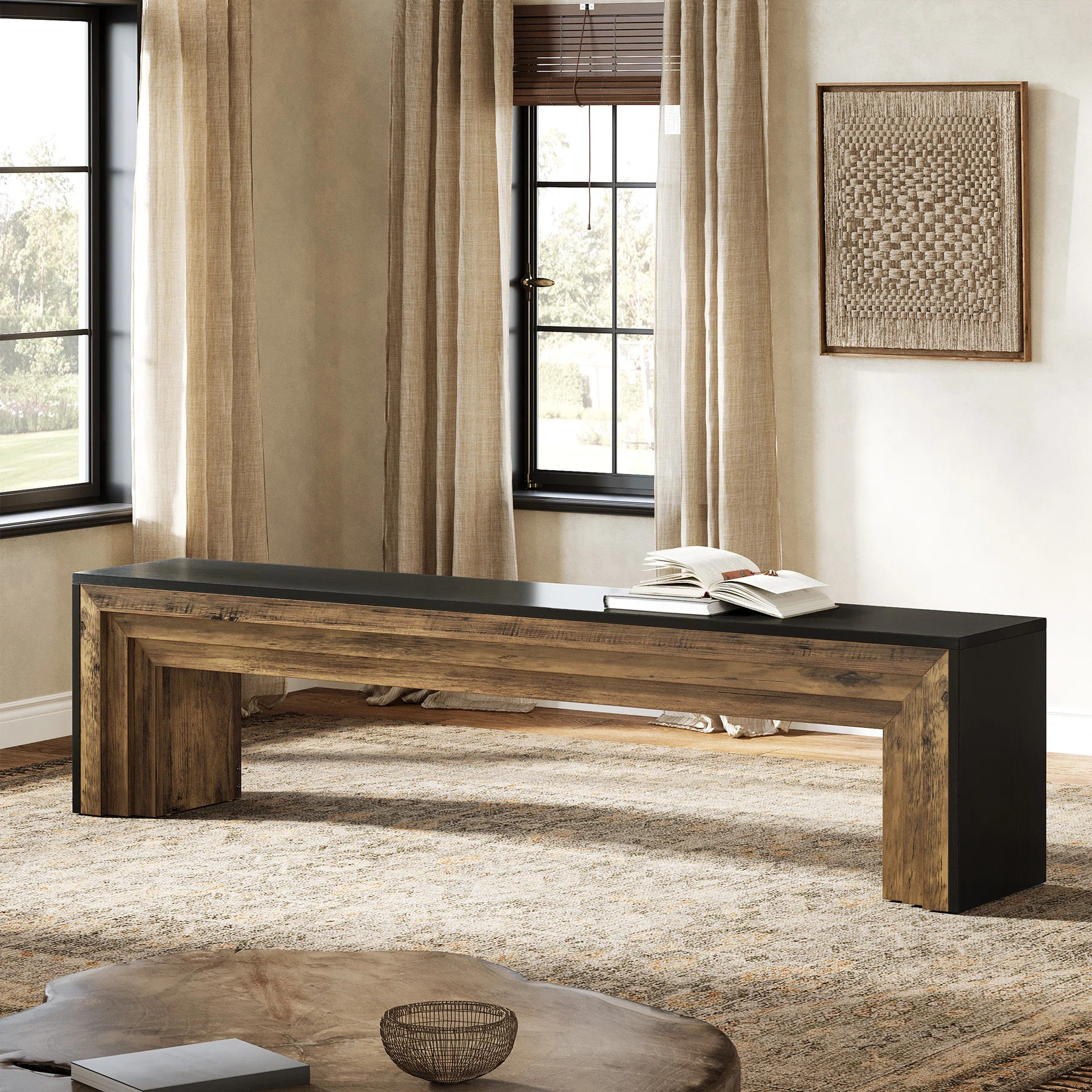 71" Extra Long Entryway Bench | Wayfair North America