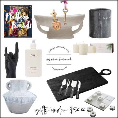 Holiday gift guide under $50.00! I have some fun things for gifting this year that won’t break the bank! 

#LTKhome #LTKunder50 #LTKGiftGuide