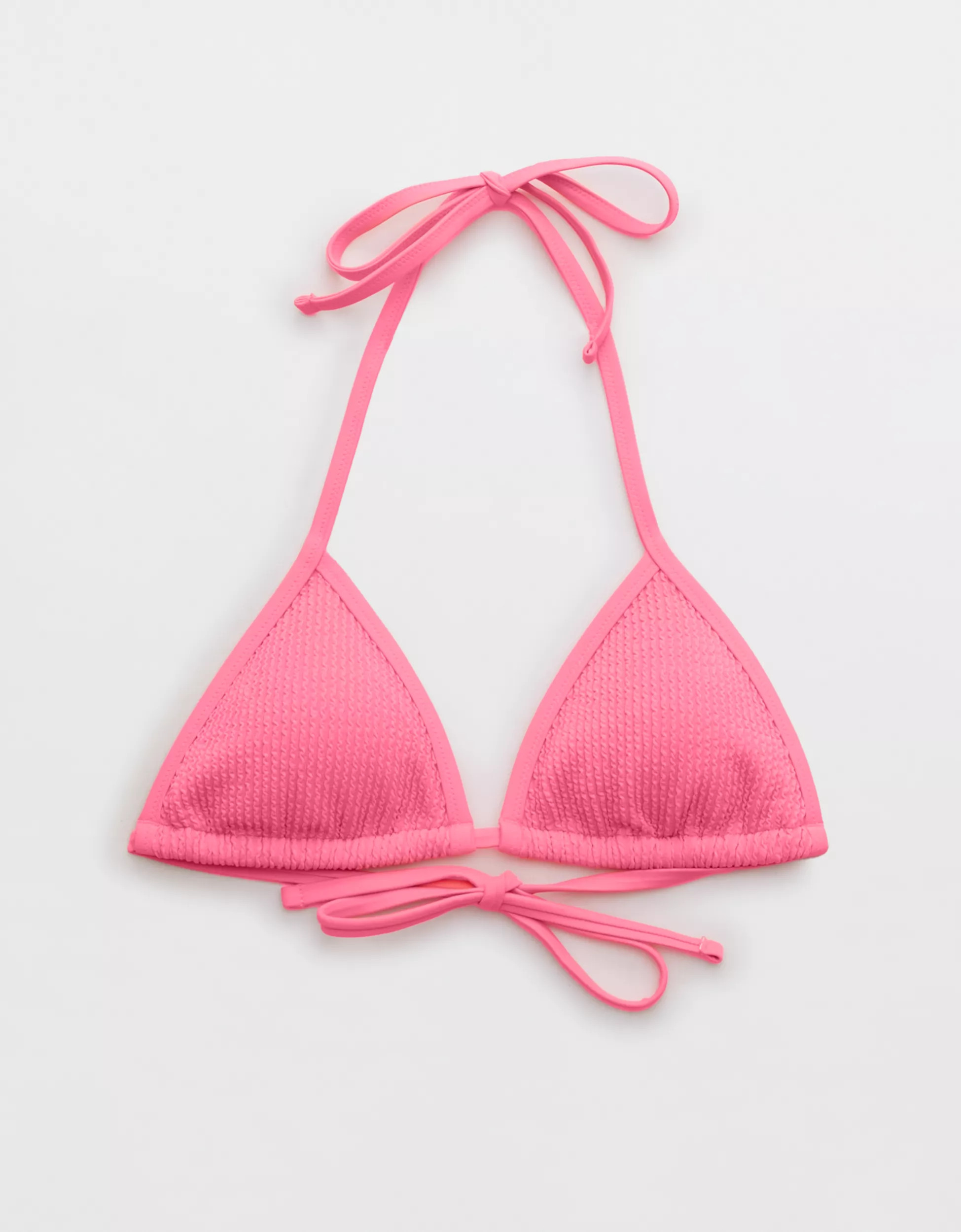 Aerie Crinkle String Triangle Bikini Top | Aerie