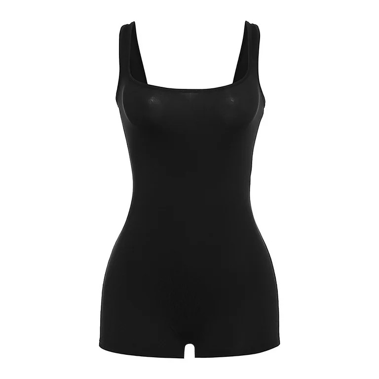 adviicd Dressy Jumpsuits For Women Evening Party Womens Strappy Square Neck Tank Top Tummy Contro... | Walmart (US)