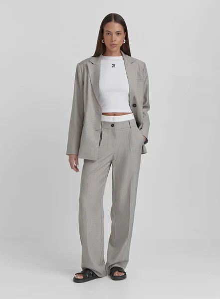 Grey PVE Tailored Trouser- Taylor | 4th & Reckless