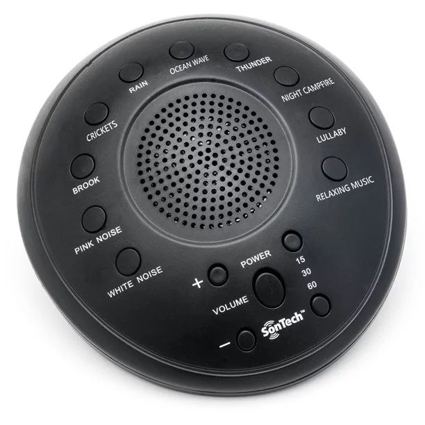SonTech White Noise Sound Machine, 10 Natural Soothing Soundtracks, Multiple Timer Settings, Batt... | Walmart (US)