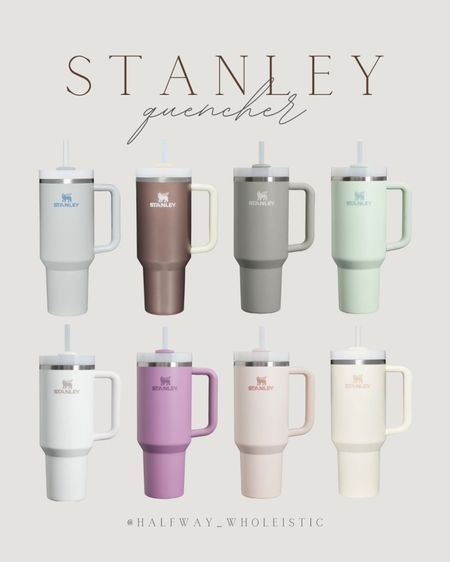 The Stanley Quencher has so many gorgeous colors! I have the 40oz cream #stanleypartner @stanley_brand