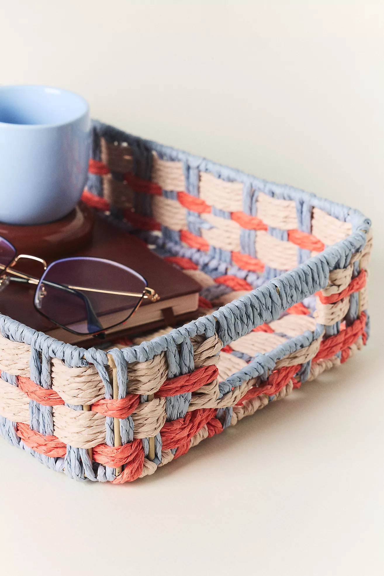 Color Woven Tray | Anthropologie (US)