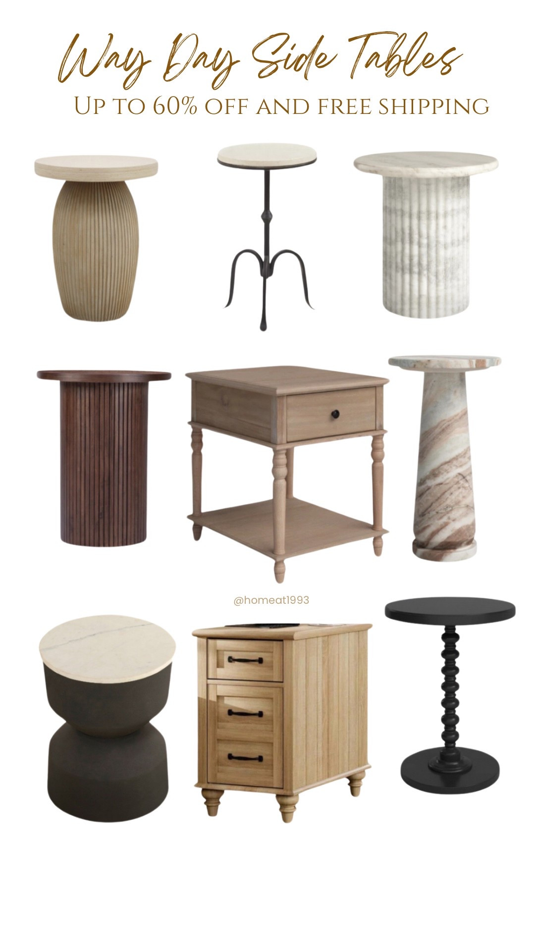way day side tables, wayfair sale, living room furniture 

#LTKSaleAlert #LTKHome #LTKFindsUnder100