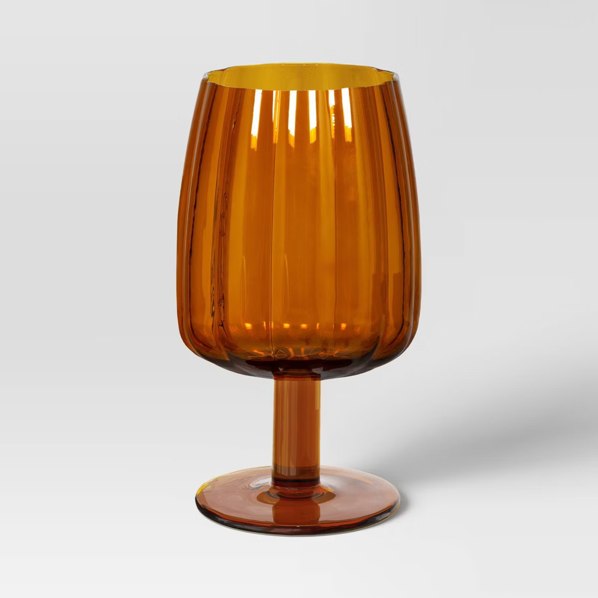 16.2 fl oz Wine Glass Amber - Threshold™ | Target